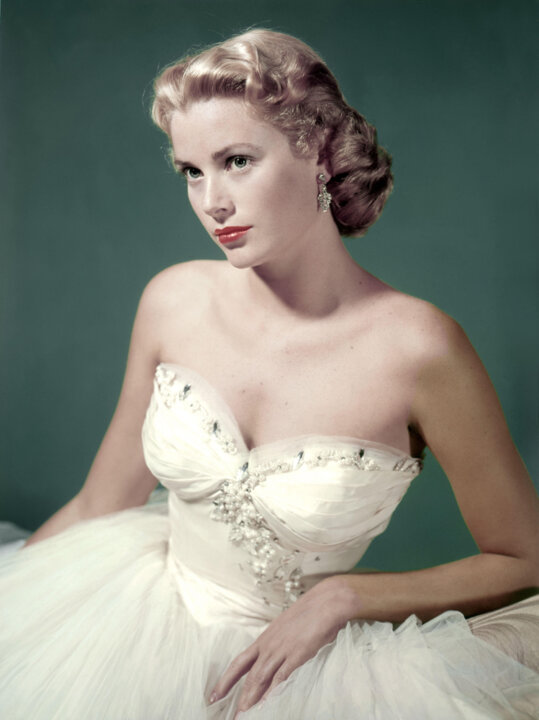 Studio portrait of Grace Kelly